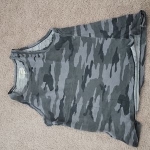Current Elliott Muscle Tank - Size 3 black and Grey Camo
